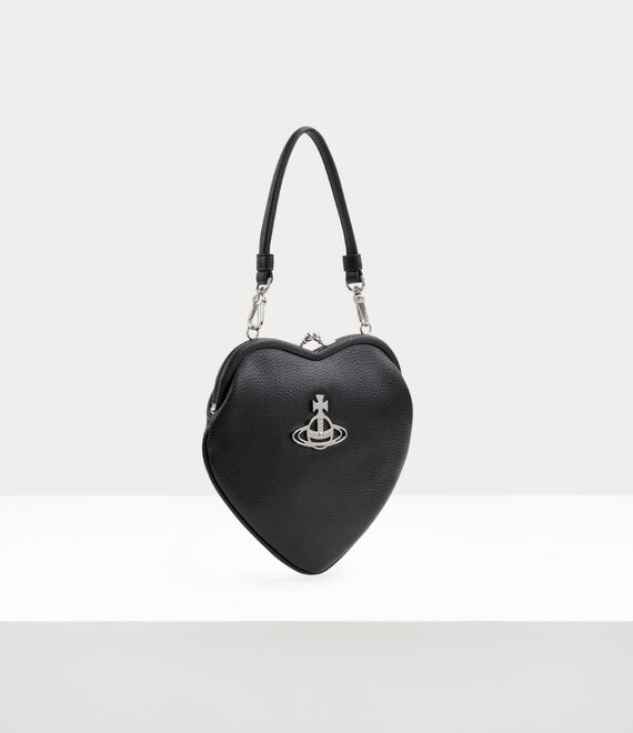 Vivienne Westwood Belle Heart Frame Purse in black